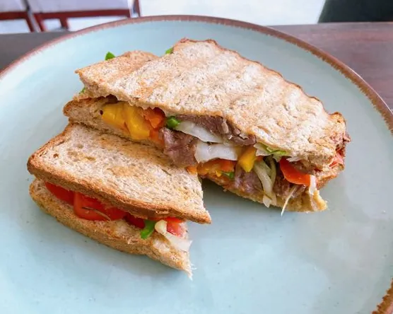 Beef Capsicum Sandwich