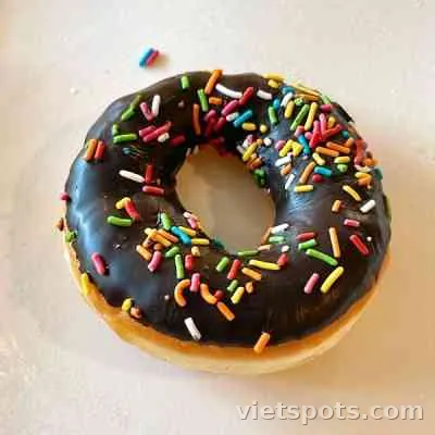 Bánh Donut Sô Cô La