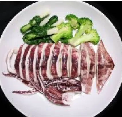Blanched Squid