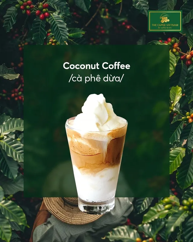 Cà phê cốt dừa