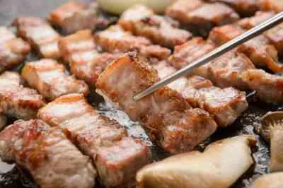Ba chỉ heo 600g + Trứng hấp + Món phụ