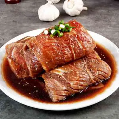 Sườn heo ướp 600g + Trứng hấp + Món phụ