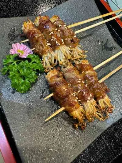 エノキ牛肉巻き串（2本）