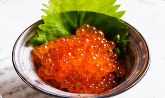 Sashimi Trứng Cá Hồi