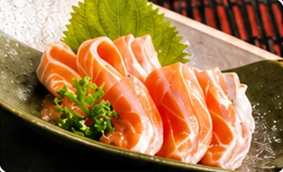 Sashimi Bụng Cá Hồi
