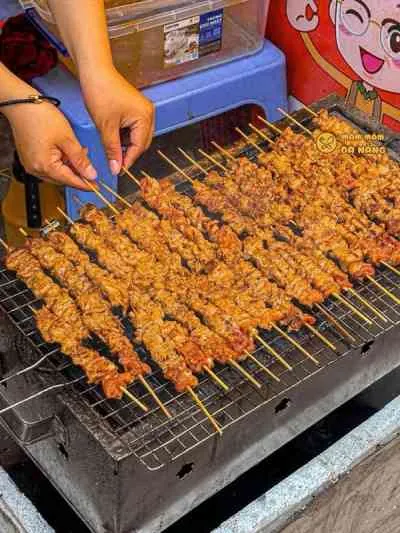 เนื้อย่างเสียบไม้ (1 ไม้)