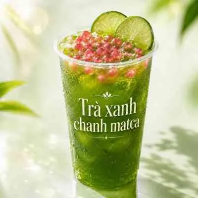 มัทฉะชาเขียวมะนาวสดชื่น