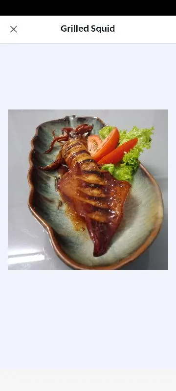 Mực nướng sốt