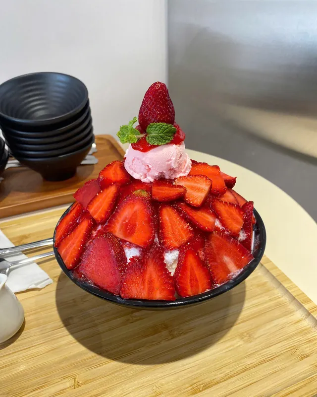 Bingsu dâu