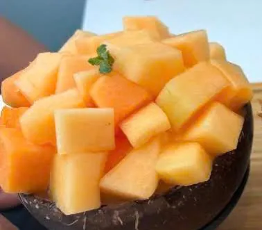 Bingsu dưa lưới