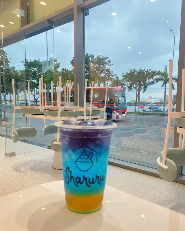 Soda caramel blue