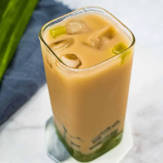 Trà sữa gạo rang thạch lá nếp