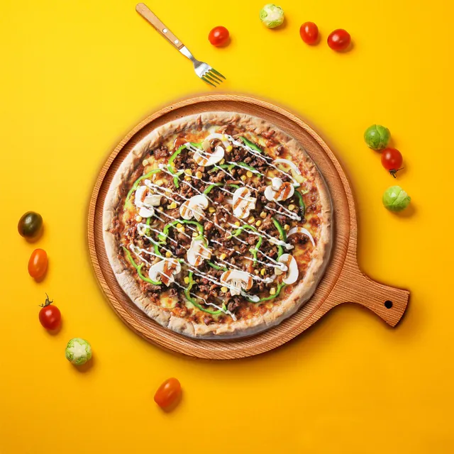 Pizza bulgogi real