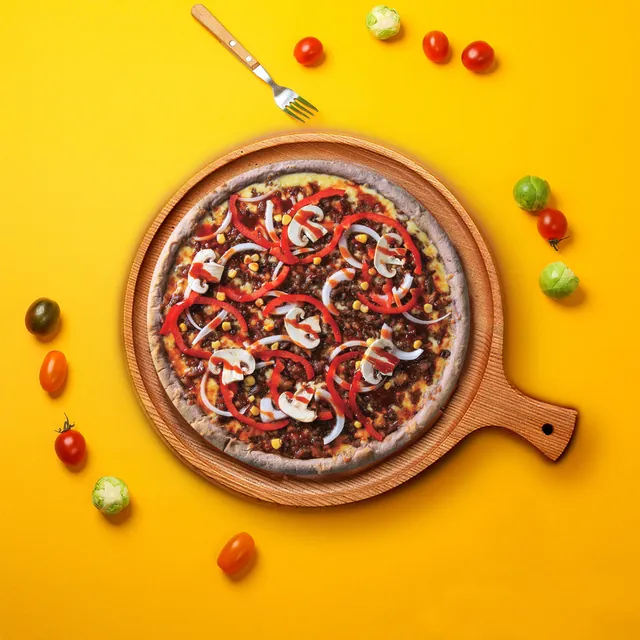 (Cay) Pizza Bulgogi nóng hổi trực tiếp