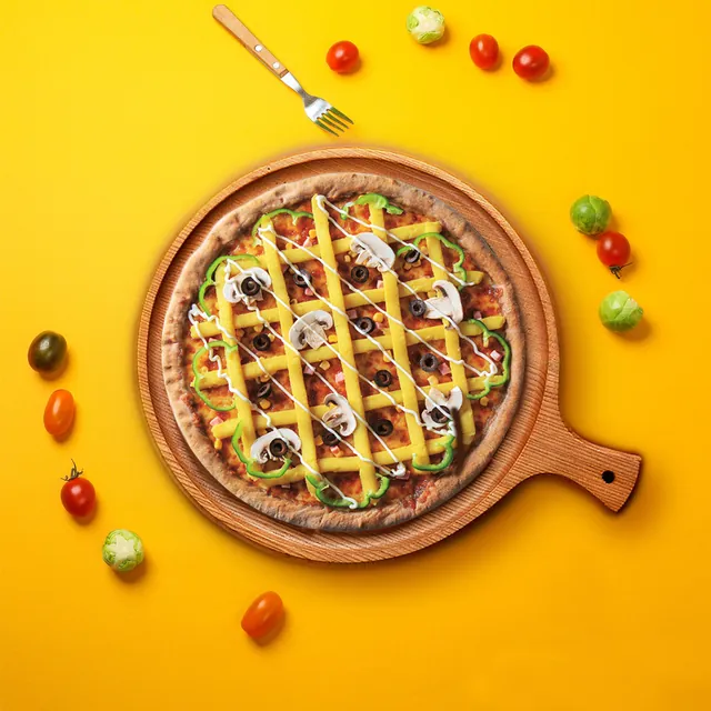 Pizza khoai lang ngọt