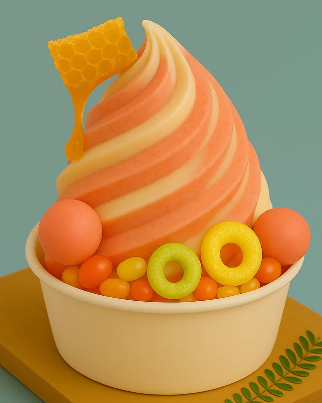 ★Combo đề xuất★ Kem sữa chua + (No.12 · Honeycomb + Strawberry Shell + Strawberry Choco Ball + Fruit Ring + Mini Jelly Bean)