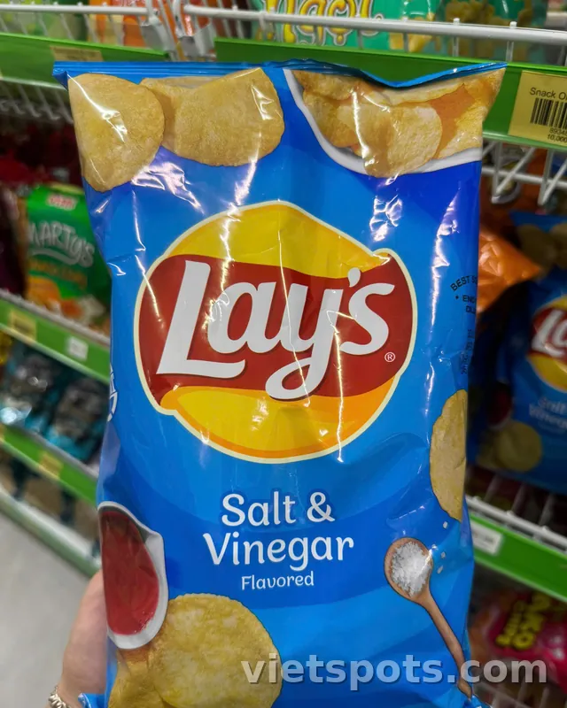 Khoai Tây Chiên Lay's Vị Muối & Giấm 184g