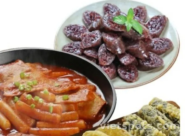 Tteokbokki nước & dồi Hàn