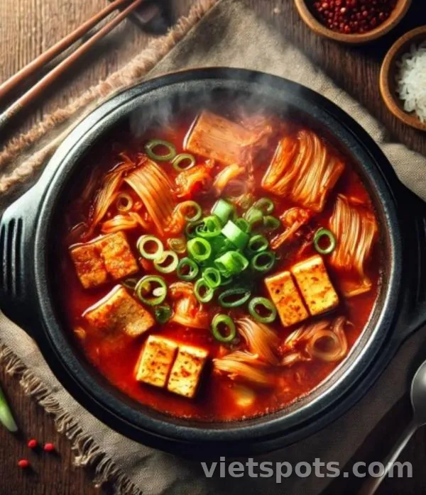Canh kimchi