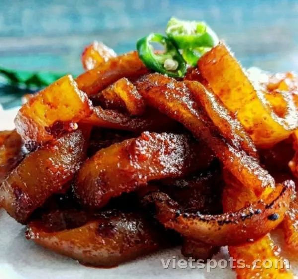 Da heo nướng than cay