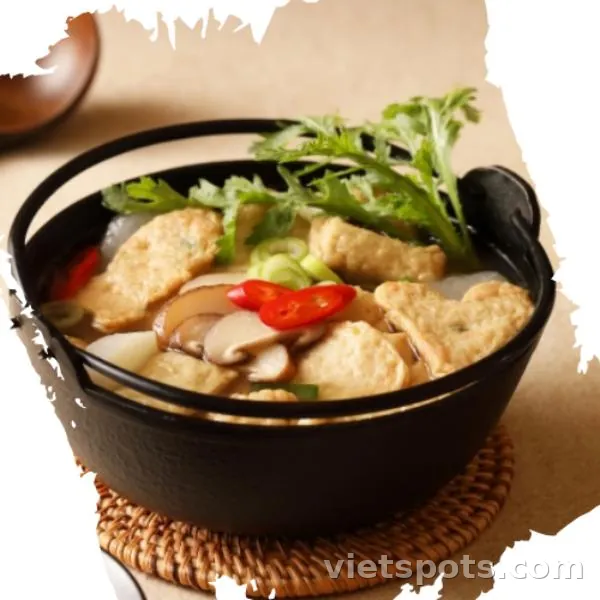 Canh chả cá oden
