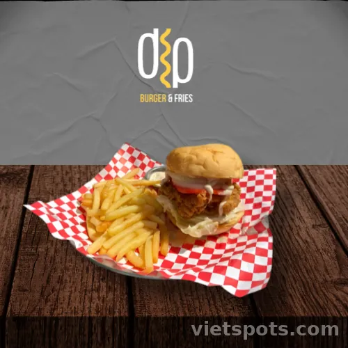 Set burger đùi gà tỏi