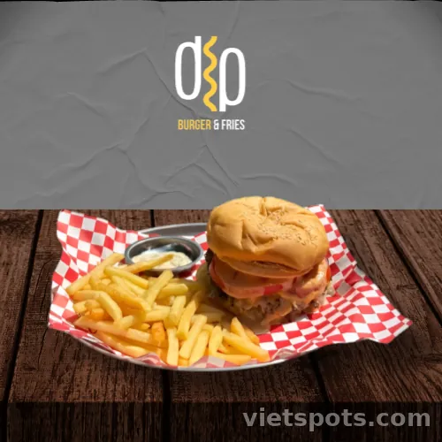 Combo bánh burger phô mai bò kép