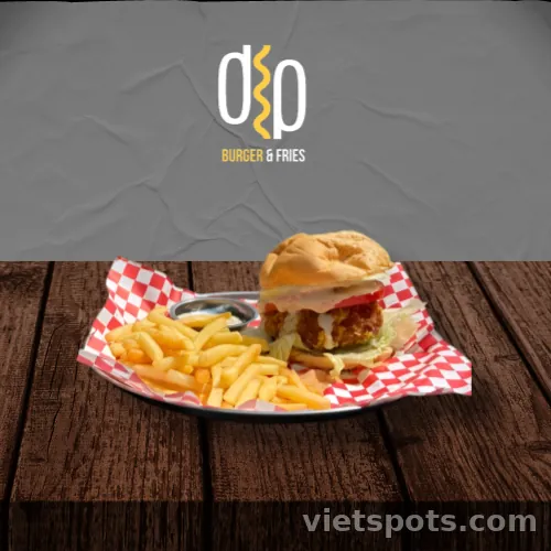 Set burger tôm nguyên con