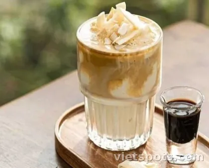 กาแฟมะพร้าวปั่น