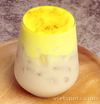 ชานมอูหลงครีมไข่