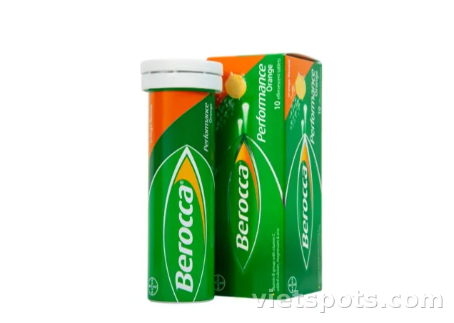 Viên sủi Berocca Bayer bổ sung vitamin và khoáng chất (10 viên)