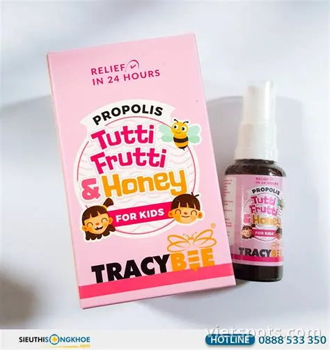 트레이시비 어린이 프로폴리스 목 스프레이 투티프루티&허니 20ml
