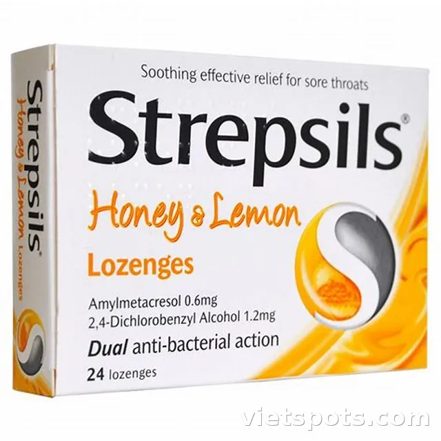 Strepsils Honey & Lemon Lozenges 24 tablets