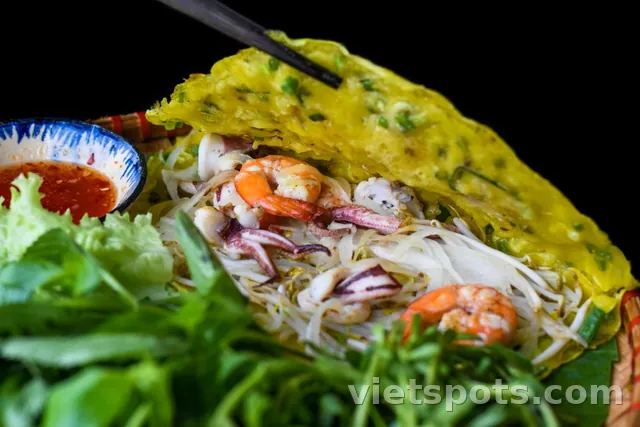 Bánh Xèo Hải Sản (Tôm + Mực)