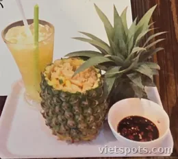 Cơm Chiên Trái Thơm + Nước Ép Thơm
