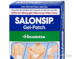 Dán Salonsip Gel-Patch Mát Lạnh (Hộp 8 gói x 3 miếng)