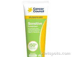 Kem Chống Nắng Cancer Council Sensitive SPF50+ Úc (110ml)