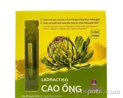 LADO ACTISO Cao ống Vàng (Hộp 10 ống)