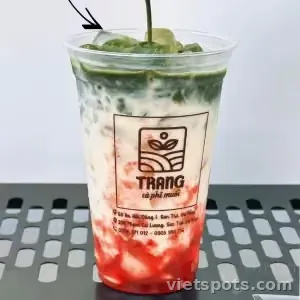 Matcha Latte Dâu