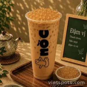 Trà Sữa Đậm Vị Trân Châu Hoàng Kim