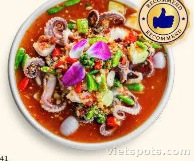 BẠCH TUỘC SỐT MẮM NHĨ