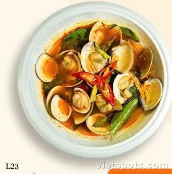 NGHÊU ĐEN HẤP THÁI STYLE