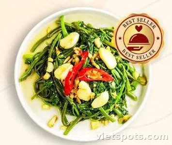 RAU MUỐNG XÀO TỎI