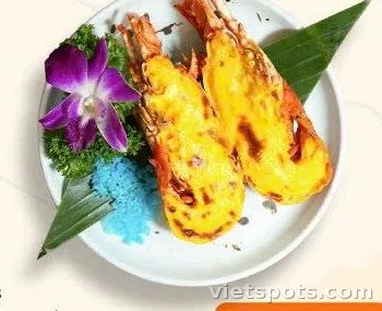 TÔM HÙM PHÔ MAI ĐÚT LÒ