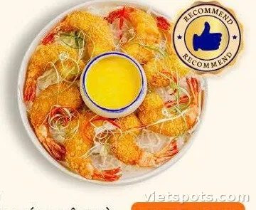 TÔM SÚ CHIÊN XÙ SỐT PHÔ MAI