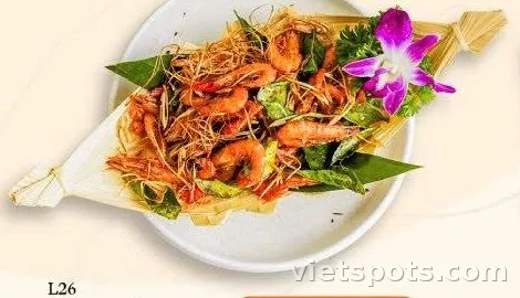 TÔM ĐẤT RANG MUỐI