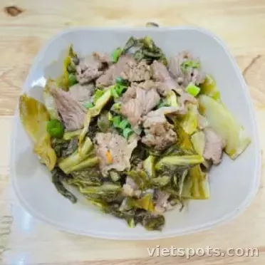 Bò xào dưa cải