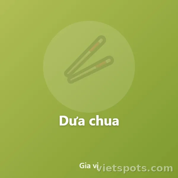 Dưa chua