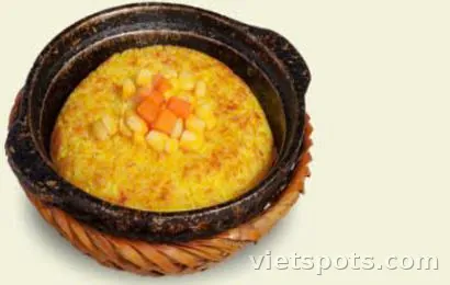 Cơm niêu cháy giòn 1 mặt