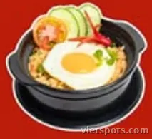 Cơm thố ốp la